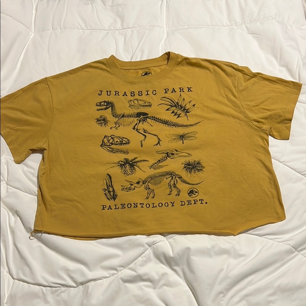 Jurassic Park Paleontology Dept. T-Shirt - Yellow
